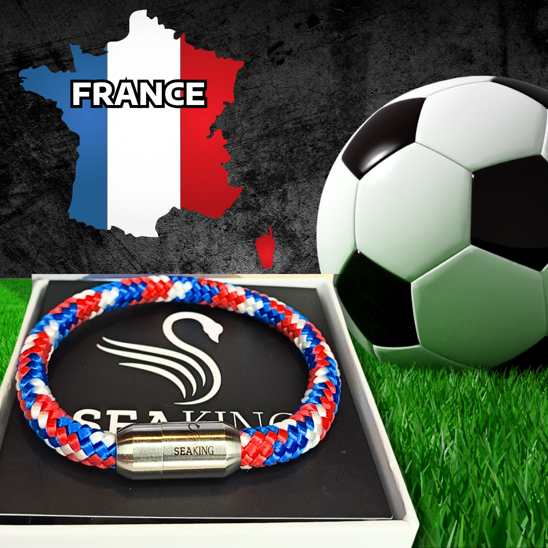 Frankreich Armband Blau-Weiß-Rot