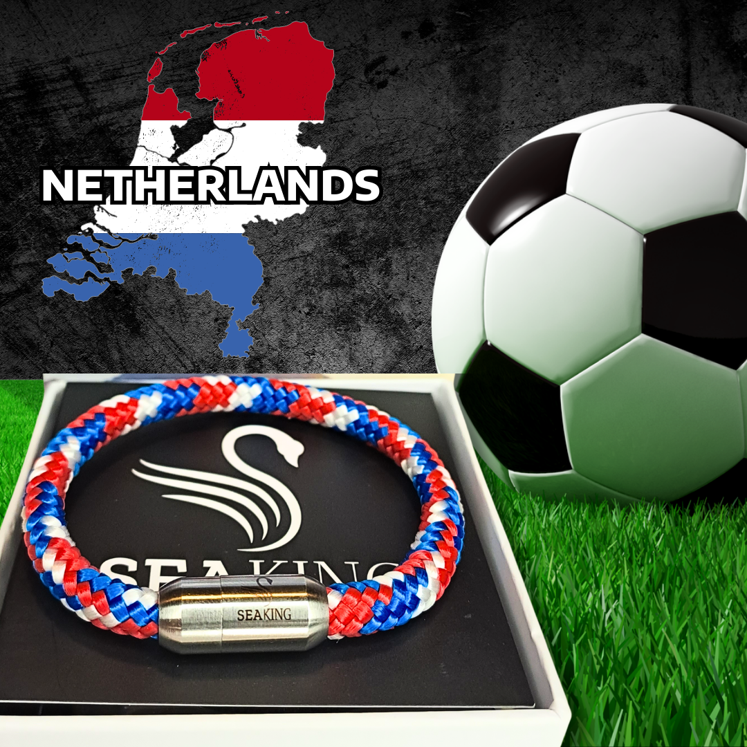 Niederlande Armband Rot-Weiß-Blau