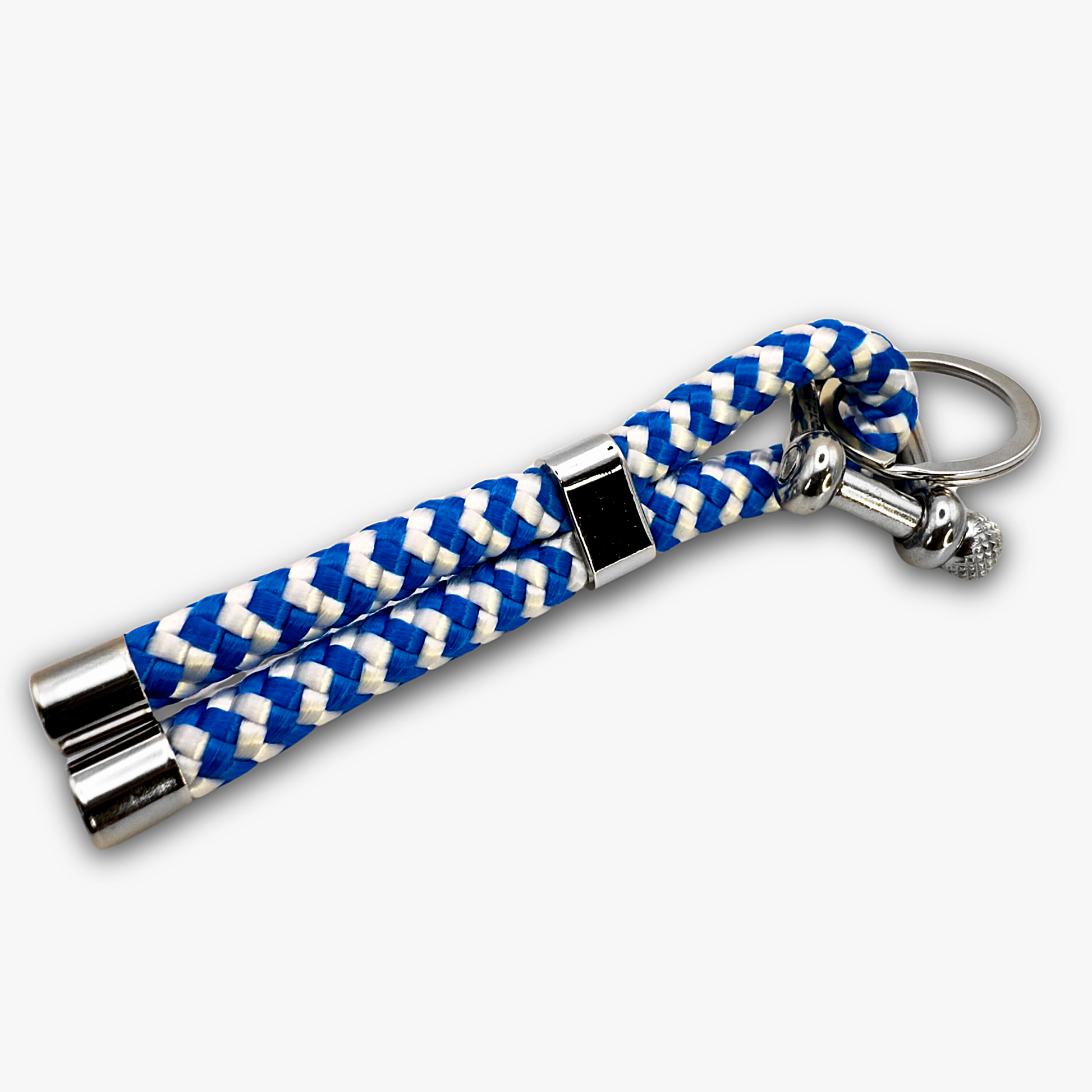 Blau-Weißes Seilarmband