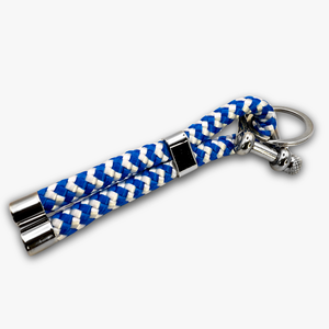 Blau-Weißes Seilarmband