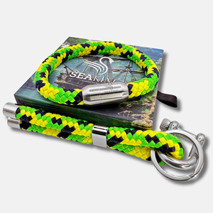 Pistazienfarbenes Seilarmband
