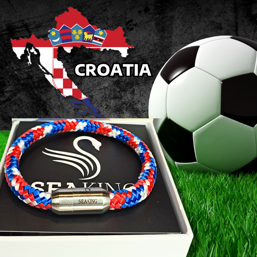 Kroatien Armband Rot-Weiß-Blau