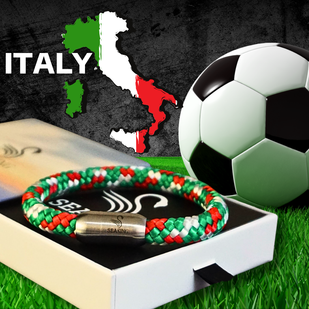 Italien Armband Grün-Weiß-Rot