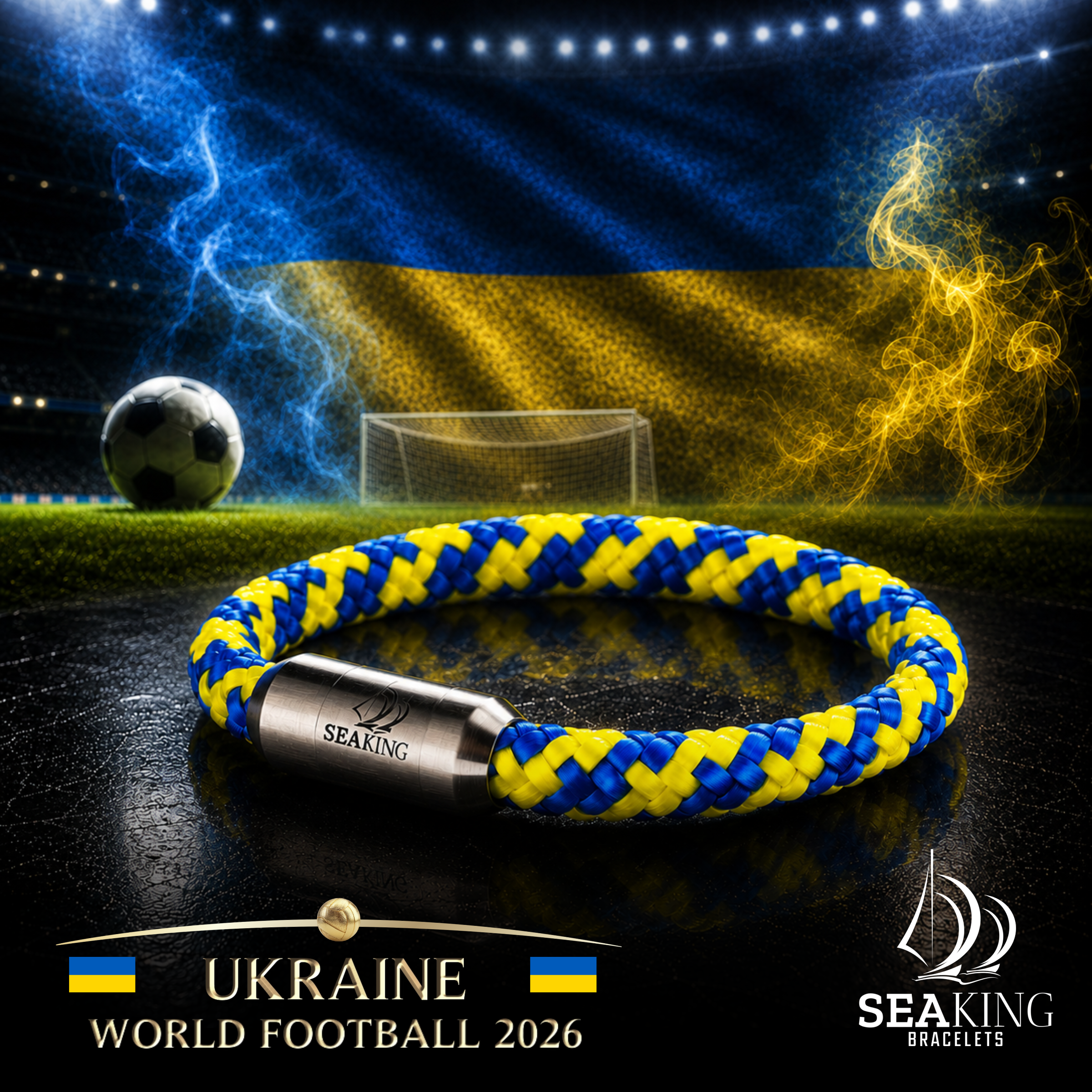Ukraine Armband – Blau-Gelbe Eleganz