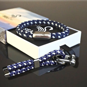 Business Set Armband SeaKing in Geschenkbox mit Schlüsselanhänger