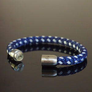 Elegantes SeaKing Armband aus 8 mm Segeltau mit Magnetverschluss