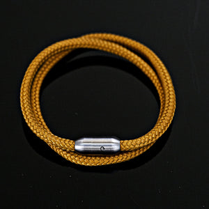 Segeltau Armband Damen Caramel 4mm Magnetverschluss