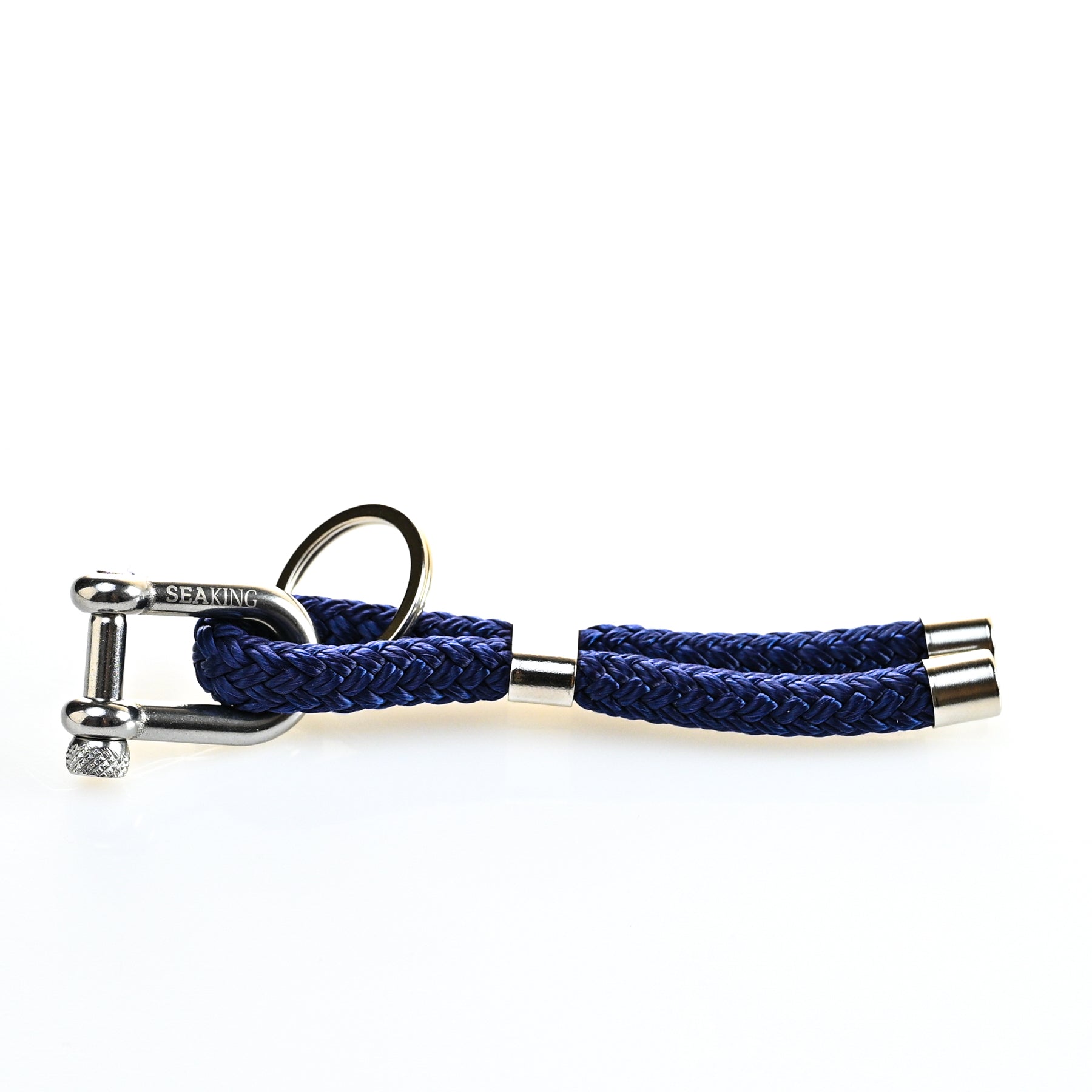 Maritimes Geschenkset in Dunkelblau Segeltau und Schlüsselanhänger
