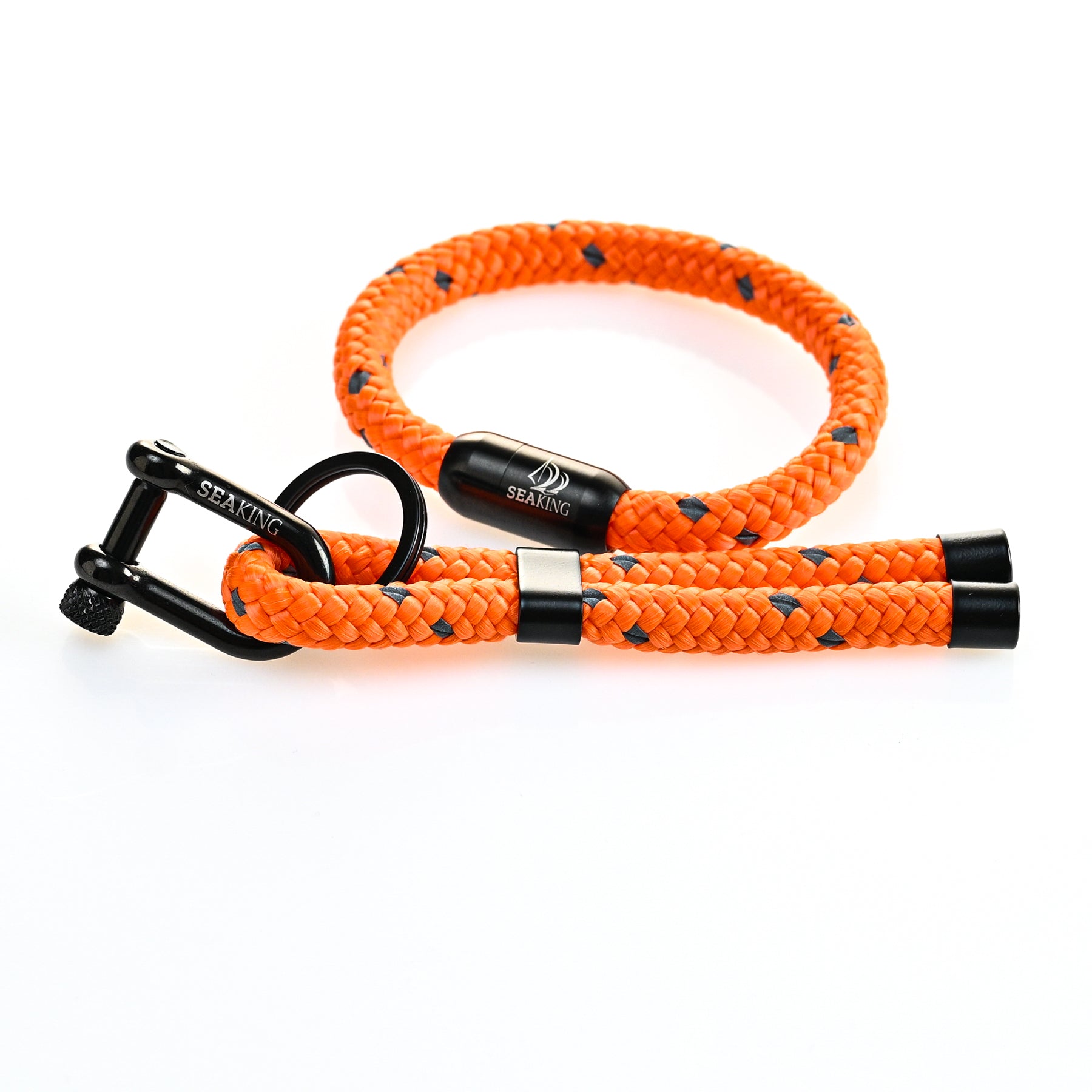 Deep Diver Set – maritimes Duo aus Armband und Schlüsselanhänger in Camouflage Design
