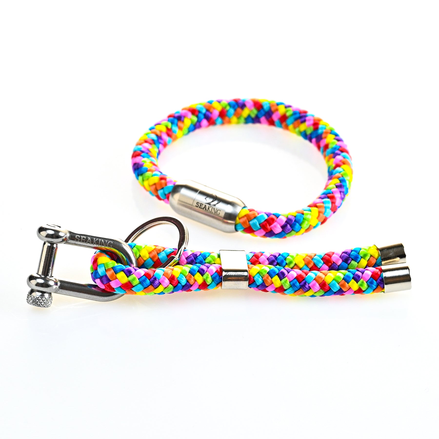 Extasy Set Armband SeaKing buntes Geschenkset mit Schlüsselanhänger
