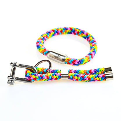 Extasy Set Armband SeaKing buntes Geschenkset mit Schlüsselanhänger
