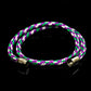 Braccialetto in corda nautica per donna Panssy 4mm con chiusura magnetica