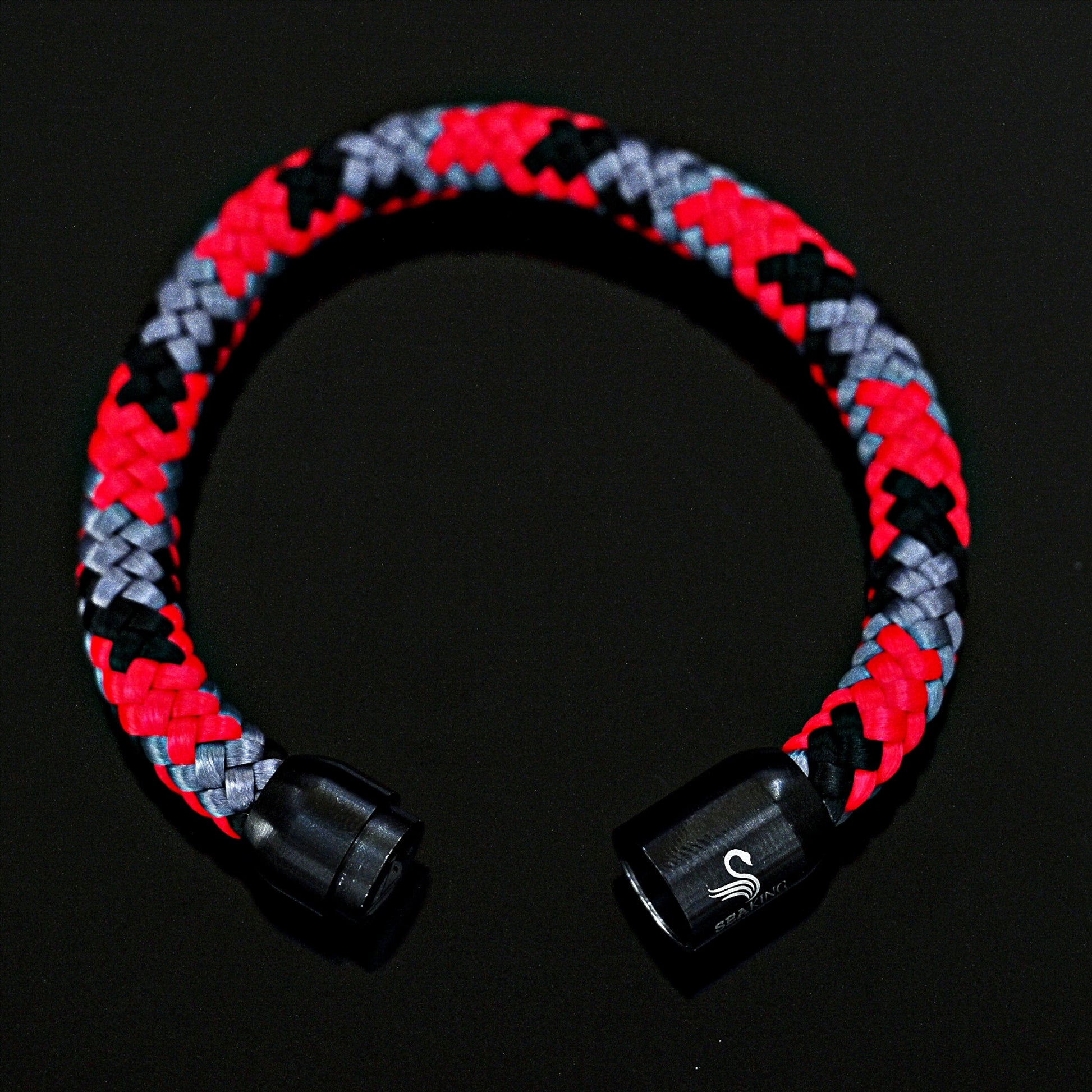 Red Camo Armband – mit extra starkem Magnetverschluss aus Edelstahl