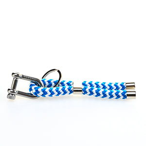 Blau-Weißes Seilarmband
