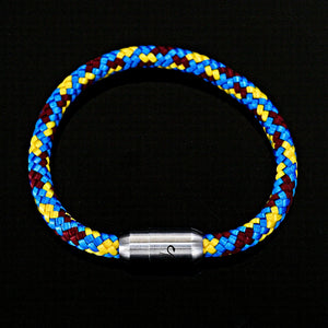 Armband SeaKing Swiss Guard aus Segeltau – bunt handgefertigt