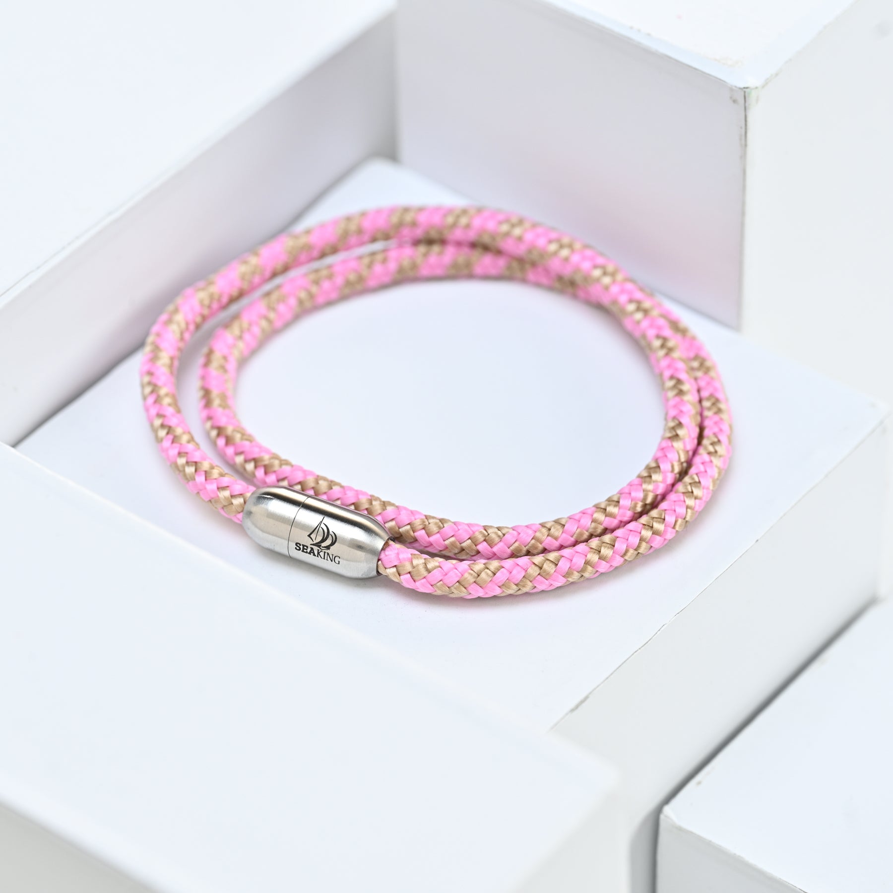 armband seaking traunsee vanessa rosa gold segeltau magnetverschluss