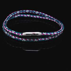 armband seaking traunsee charlotte pink türkis lila segeltau magnetverschluss