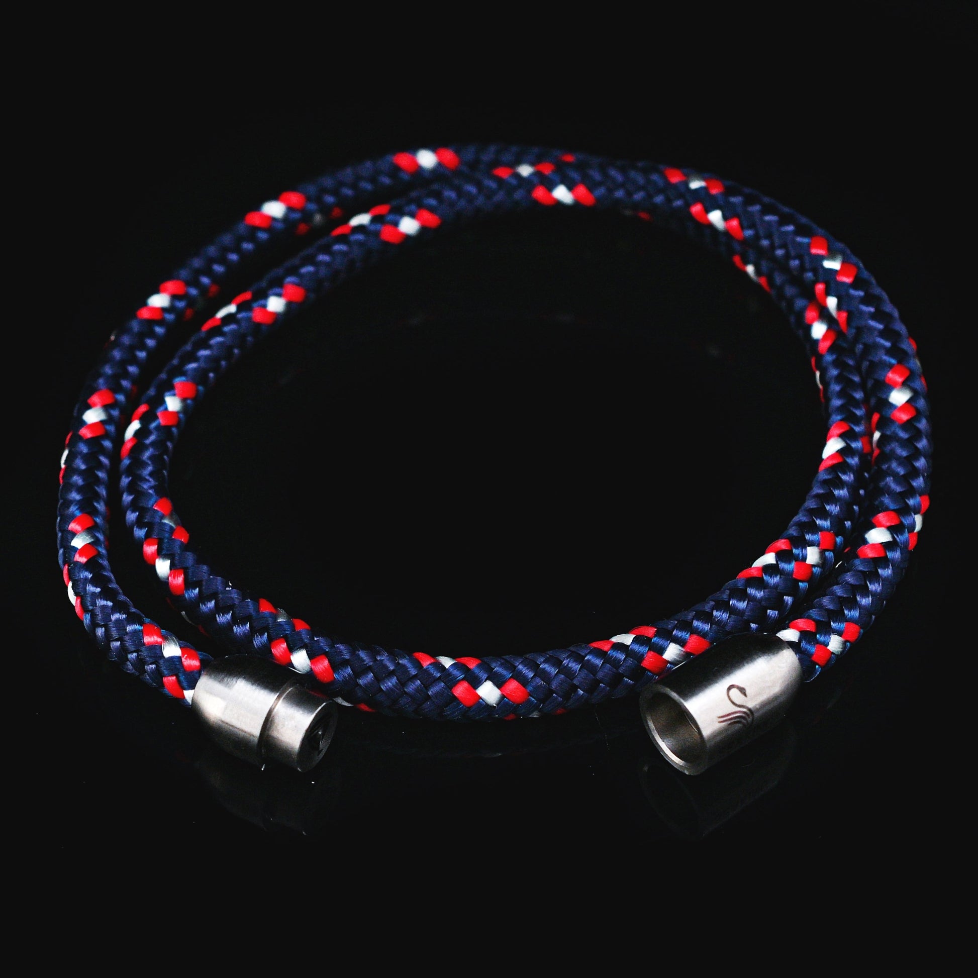 armband seaking traunsee der amerikaner segeltau blau rot 