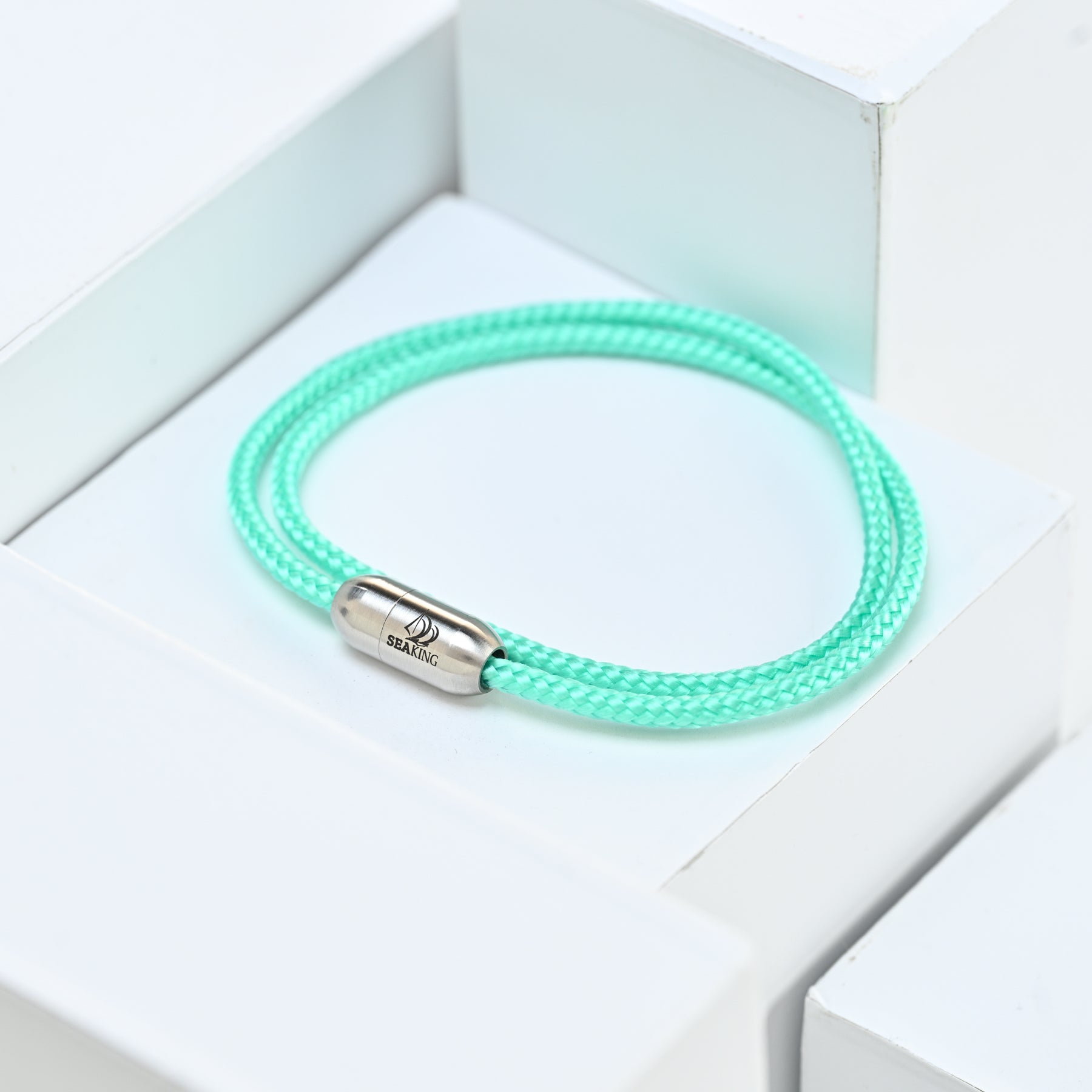 armband seaking traunsee fabio mintgruen segeltau magnetverschluss
