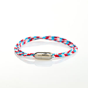 armband seaking traunsee natalie rot türkis weiss segeltau magnetverschluss
