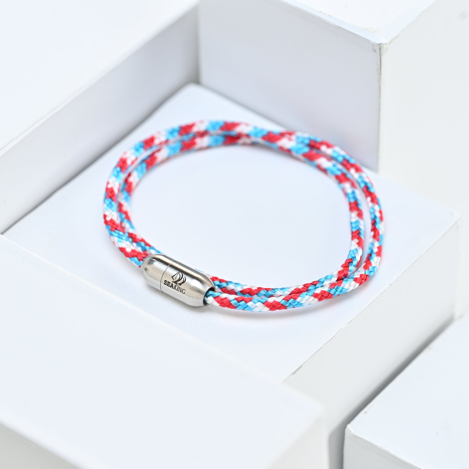 armband seaking traunsee natalie segeltau farbmix rot