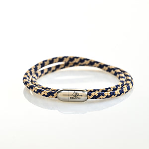 armband seaking traunsee vincent beige navy segeltau magnetverschluss
