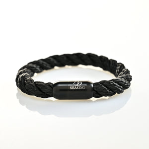 Armband SeaKing BlackTwist, handgefertigt
