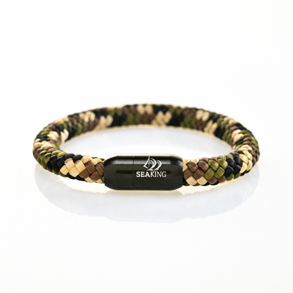 Armband SeaKing Camouflage, handgefertigt
