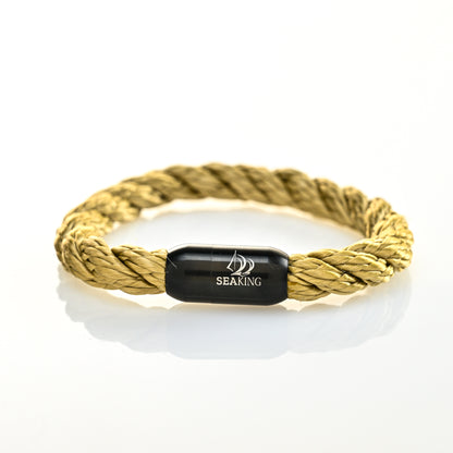 Armband SeaKing Gold Twist, handgefertigt
