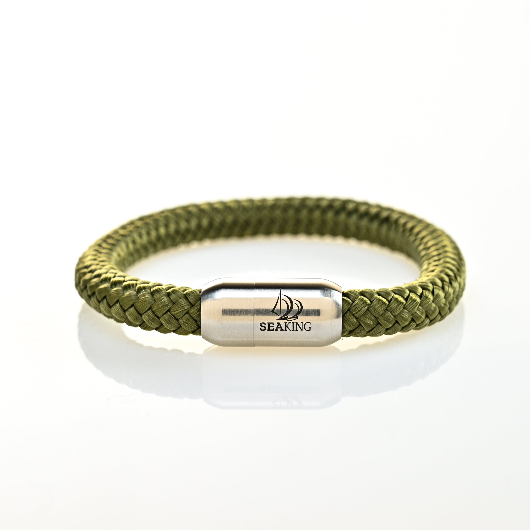 Armband SeaKing Olive, handgefertigt
