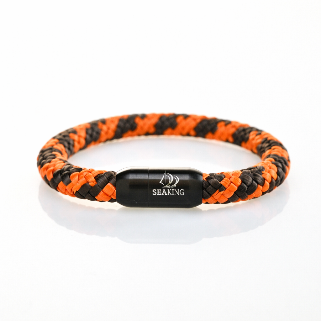 Lavafarbenes Seilarmband
