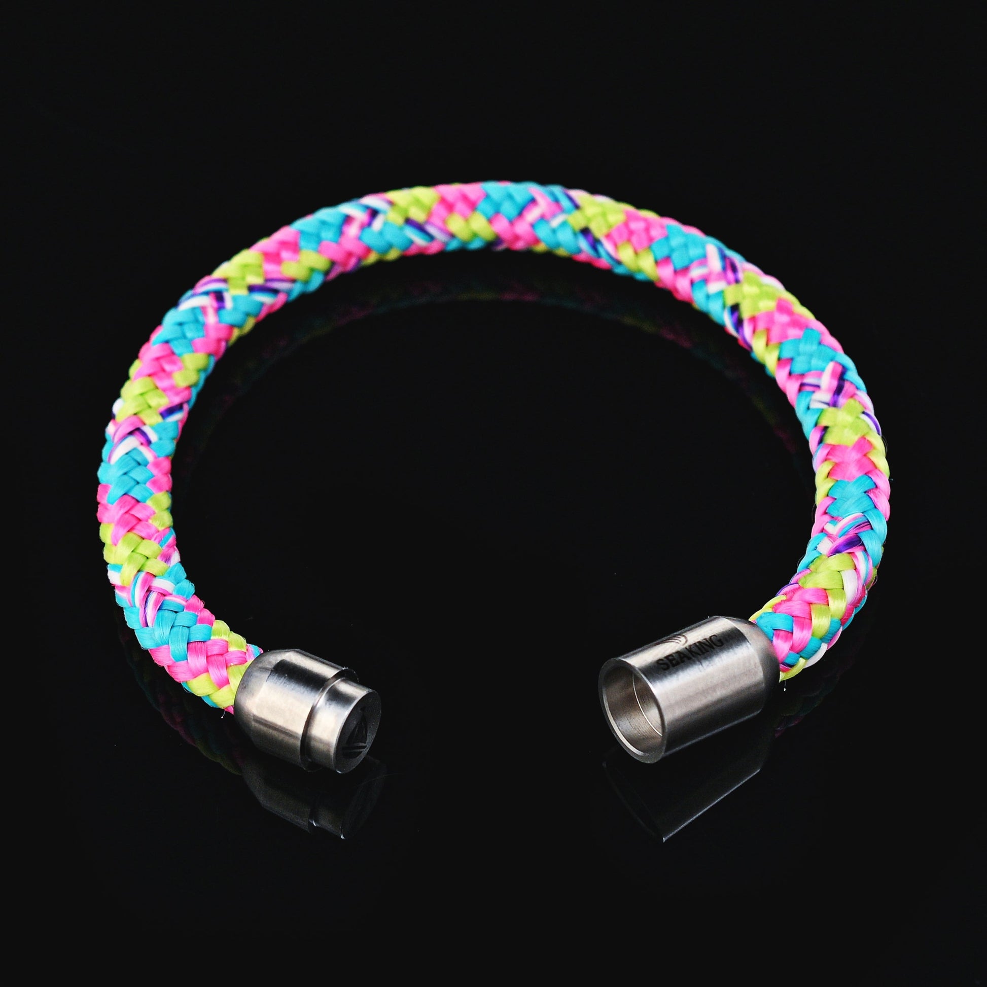 Bubblegum Armband mit Edelstahlverschluss – handgefertigt
