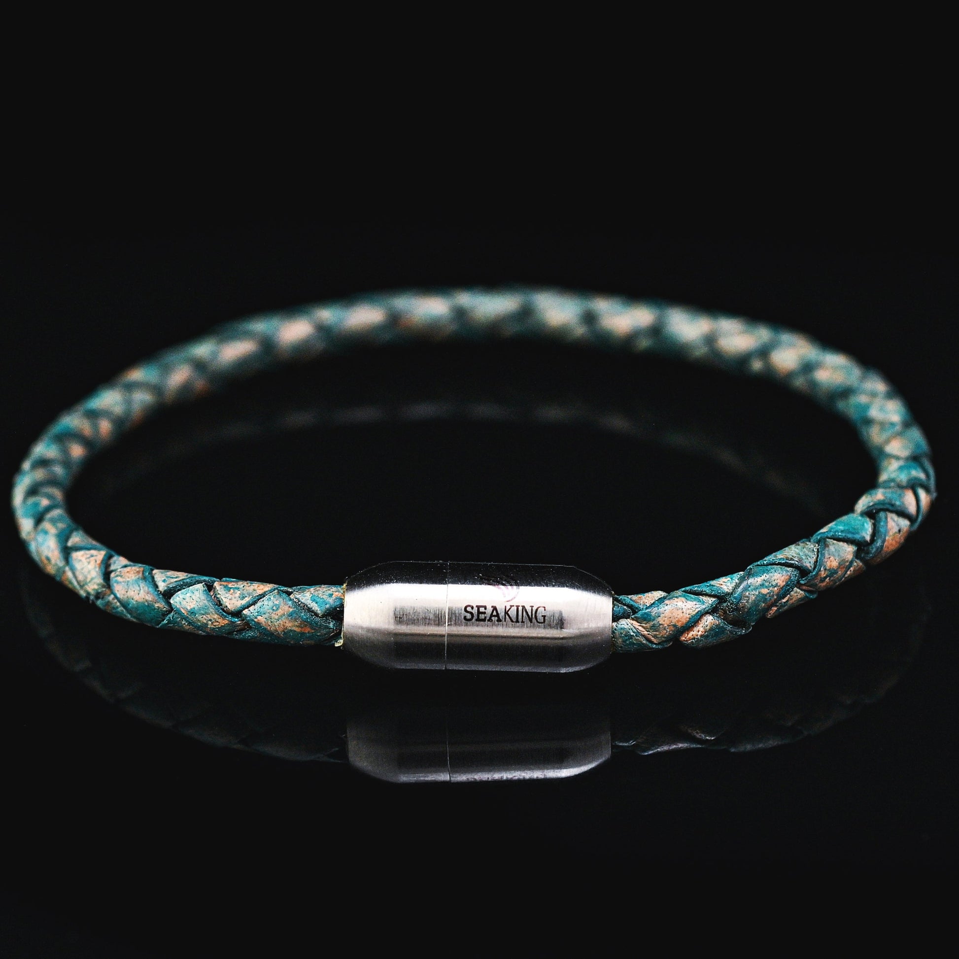 armband seaking godfather agedpalette naturleder magnetverschluss