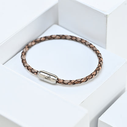 armband seaking godfather slatewhisper beige lederarmband magnetverschluss