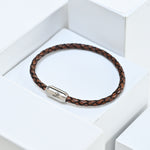armband seaking godfather timelessmocha braun leder magnetverschluss
