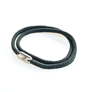 armband seaking traunsee charcoalbreeze verschlussdetail segeltau
