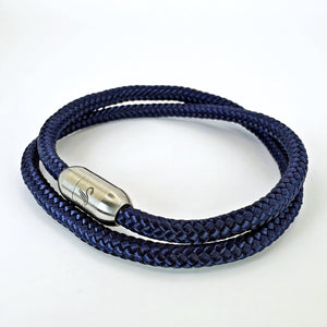 armband seaking traunsee deepblue dunkelblau segeltau detailaufnahme