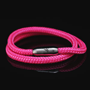 SeaKing Armband Luise aus 4 mm Segeltau in Pink