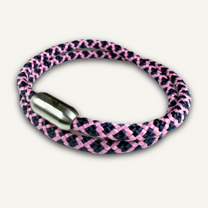 armband seaking traunsee twilightrose pink 4mm segeltau
