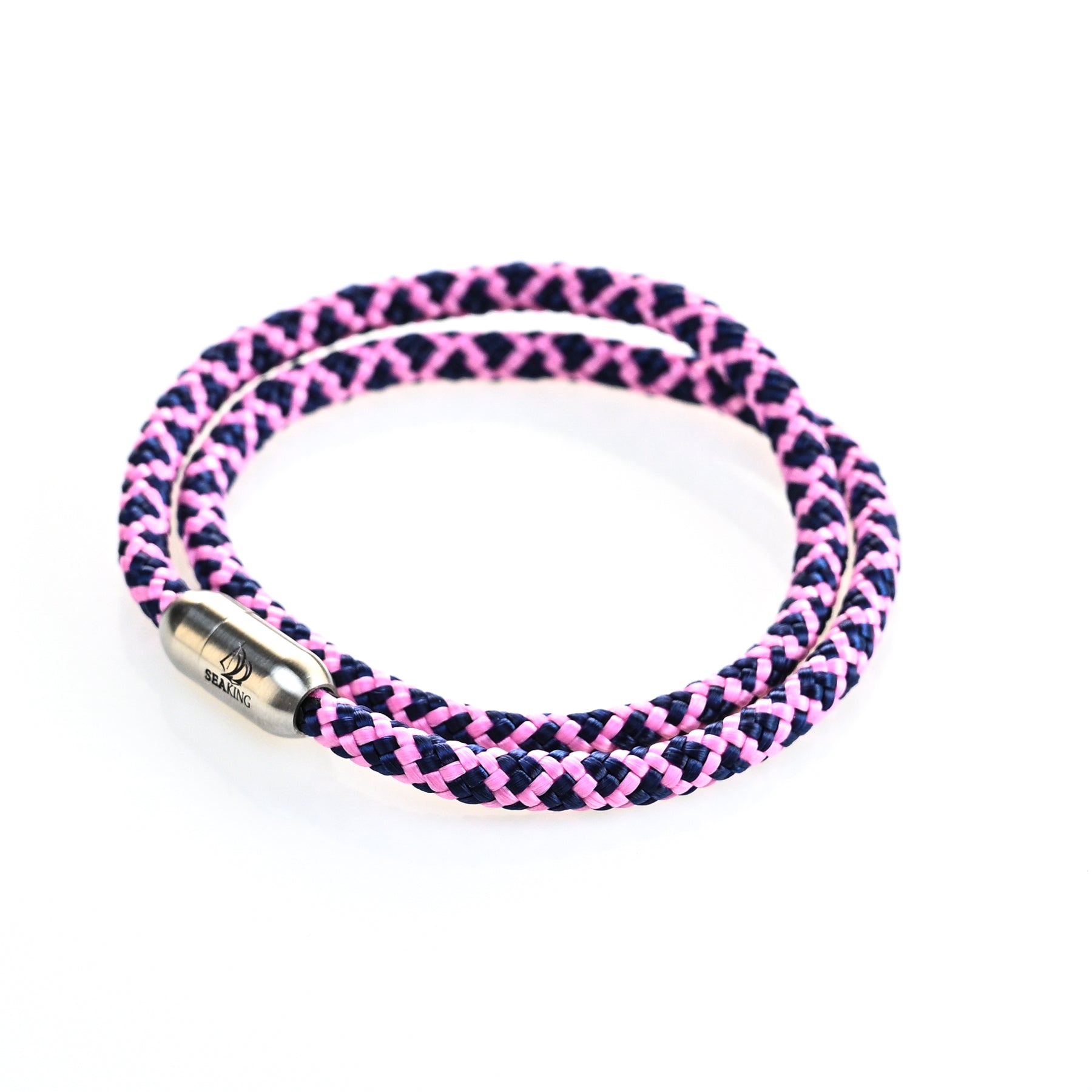 armband seaking traunsee twilightrose rosa 4mm segeltau
