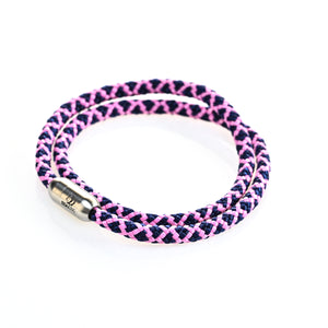 armband seaking traunsee twilightrose rosa 4mm segeltau
