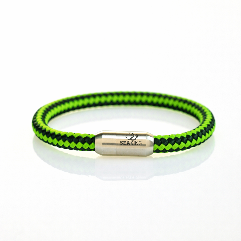 Handgefertigt Armband SeaKing BODENSEE – Neon
