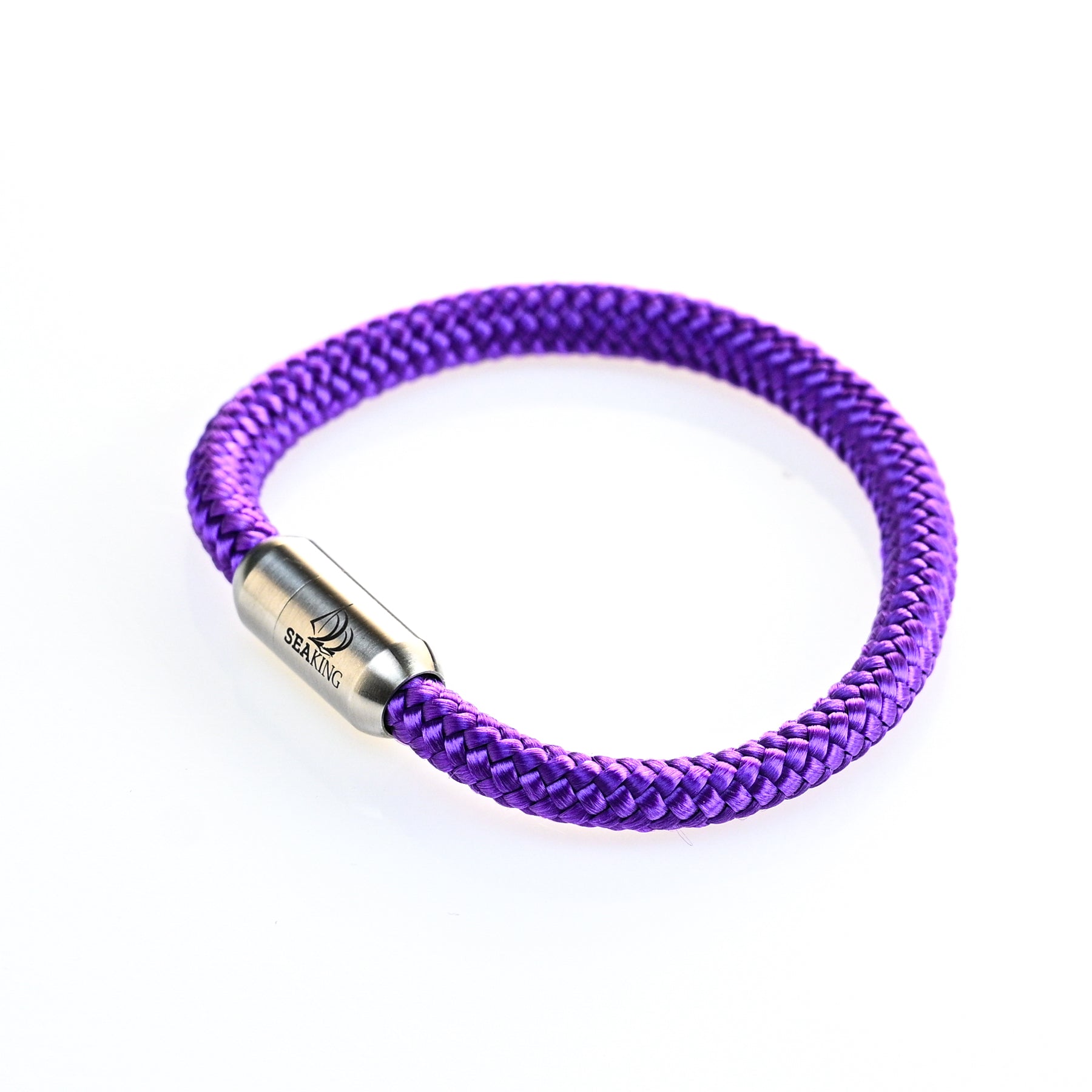 Lila SeaKing Armband Bodensee Ultraviolett aus 6 mm Segeltau
