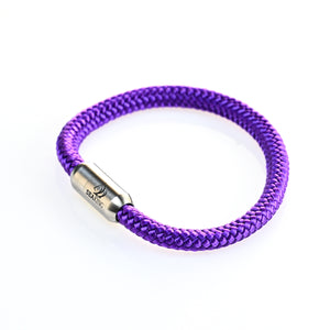 Lila SeaKing Armband Bodensee Ultraviolett aus 6 mm Segeltau
