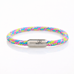 SeaKing Armband Bubblegum mit Magnetverschluss – handgefertigt
