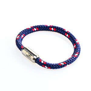 Armband aus Segeltau – SeaKing Der Amerikaner handgefertigt
