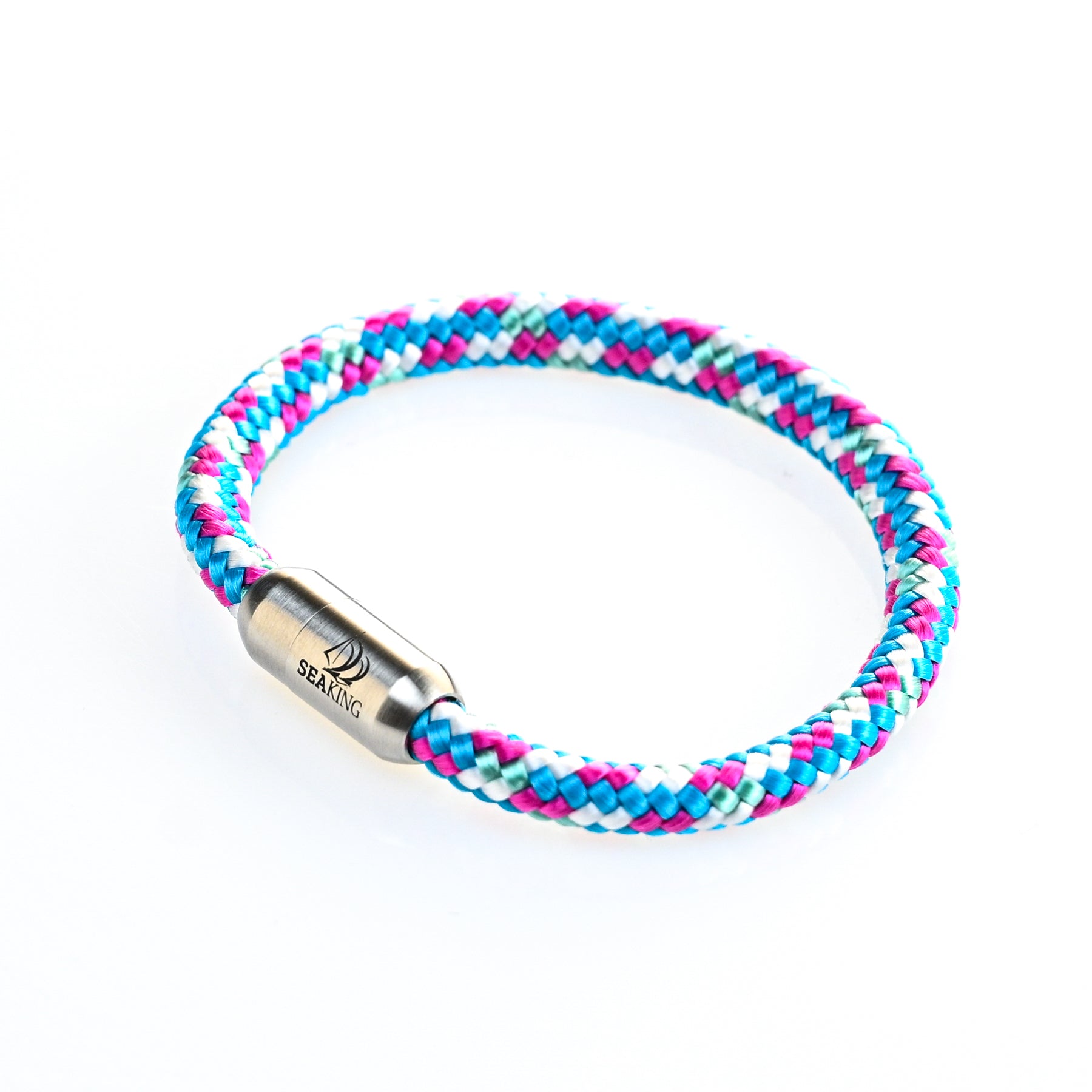 SeaKing Armband Falco – kräftige Farben, starker Magnetverschluss, handgefertigt
