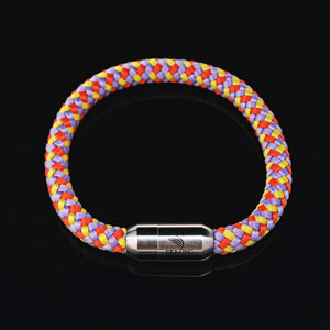 Armband SeaKing Hygge aus Segeltau in orange-pink