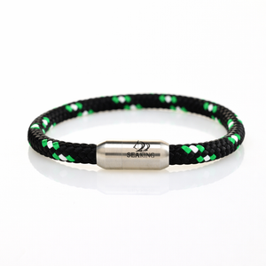 handgefertigt Armband SeaKing Jungle grün-schwarz
