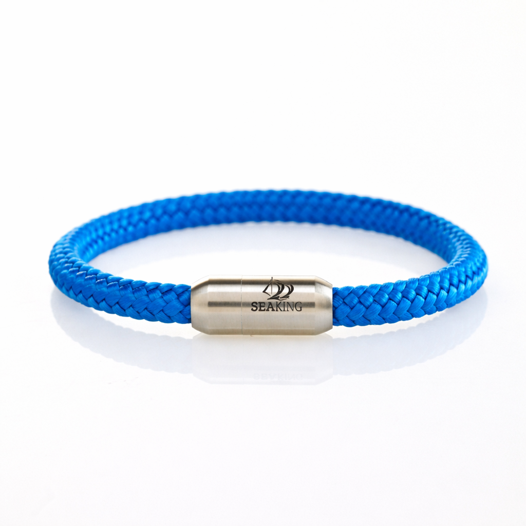 handgefertigt Armband SeaKing Kolibri blau
